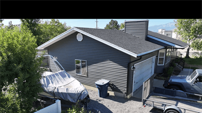 Aerial view of the house Photo