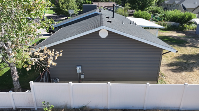 Aerial view of the house Photo