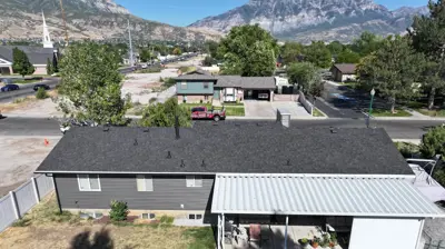 Aerial view of the house Photo