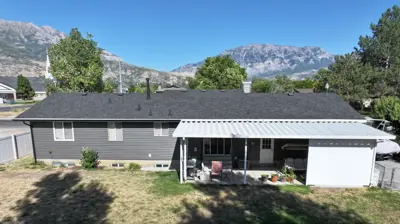 Aerial view of the house Photo