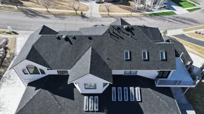 Aerial view of the roof Photo